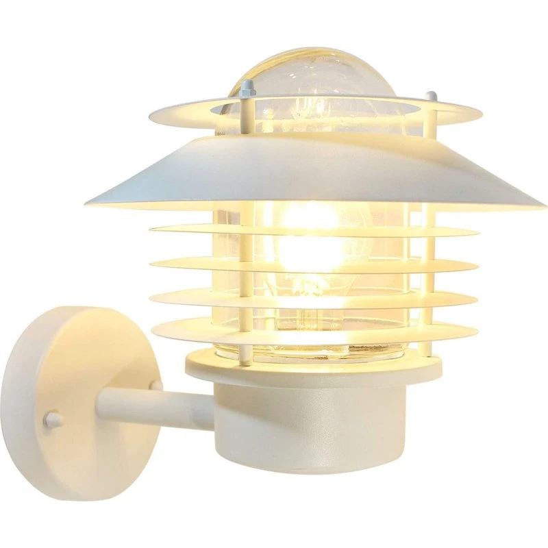 Llitt Stig Up Væglampe E27 Hvid, Ø22cm, IP44