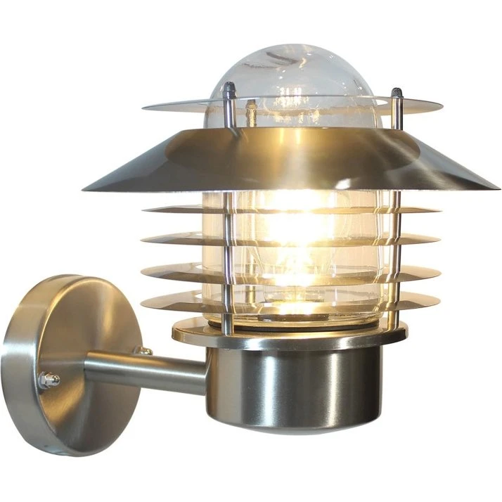 Llitt Stig Up Væglampe E27 Aluminium, Ø22cm, IP44