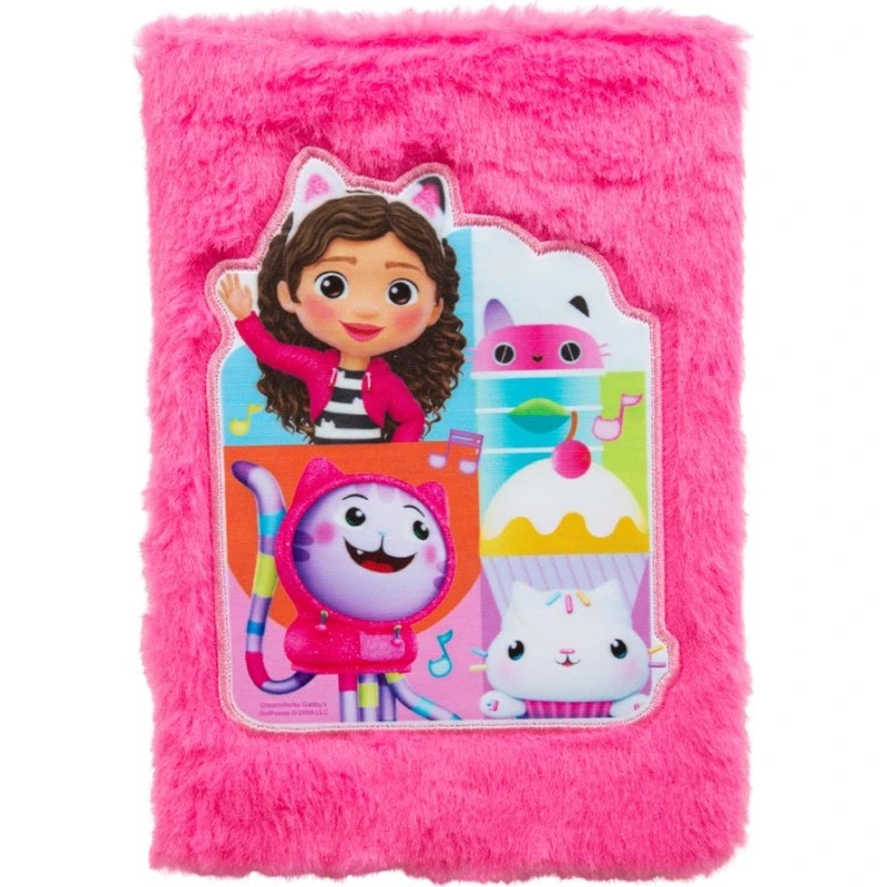 Gabby's Dollhouse Fluffy Notesbog A5, 80 Sider
