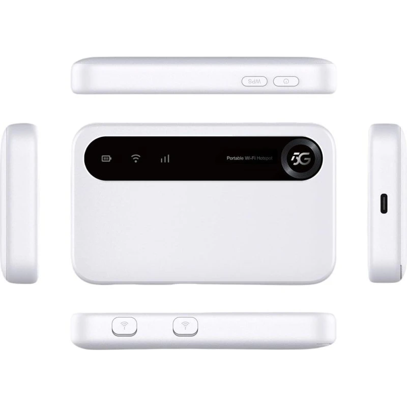 ZTE U50 5G Mobil WiFi Hotspot, Hvid, 4500mAh