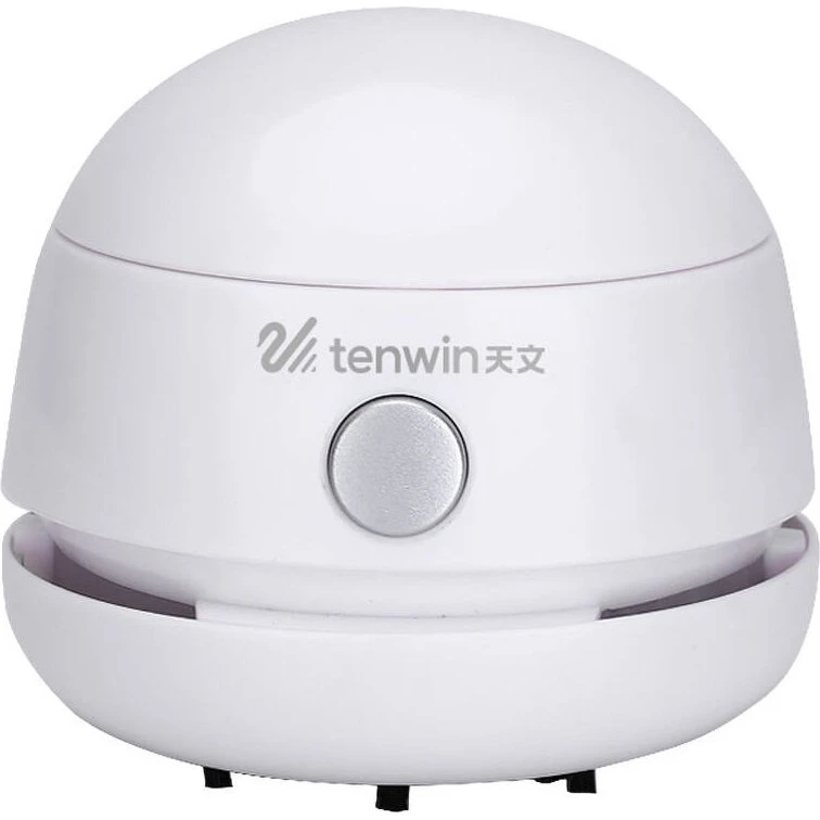 Tenwin 8052 Rechargeable Mini Støvsuger, Hvid, 10 min. driftstid