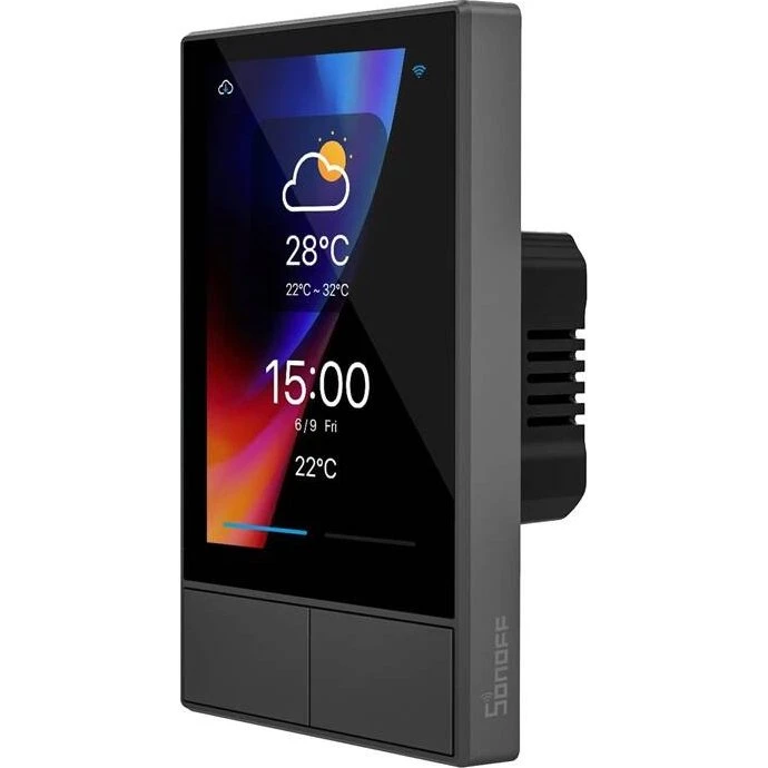 Sonoff NSPanel Smart WiFi Control Panel – HMI-termostat med fysiske kontakter