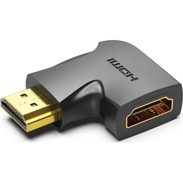 Vention HDMI vinkeladapter 270°, sort