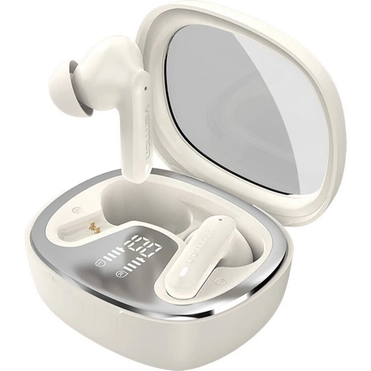 Vention Air A01 Earbuds, USB-C, Beige, Op til 24 Timer