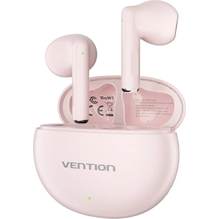 Vention NBKP0 Earbuds, USB-C, Pink, 6 timer