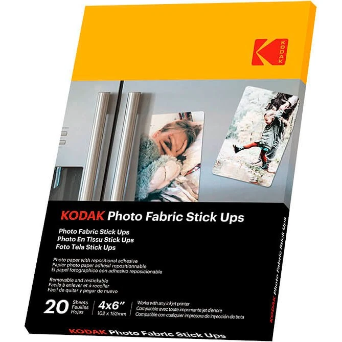 Kodak Selvklæbende Fotopapir 10x15cm 255g Mat 20pk