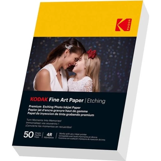 Kodak 10x15cm Fine Art Fotopapir 210g/m² 50 Ark