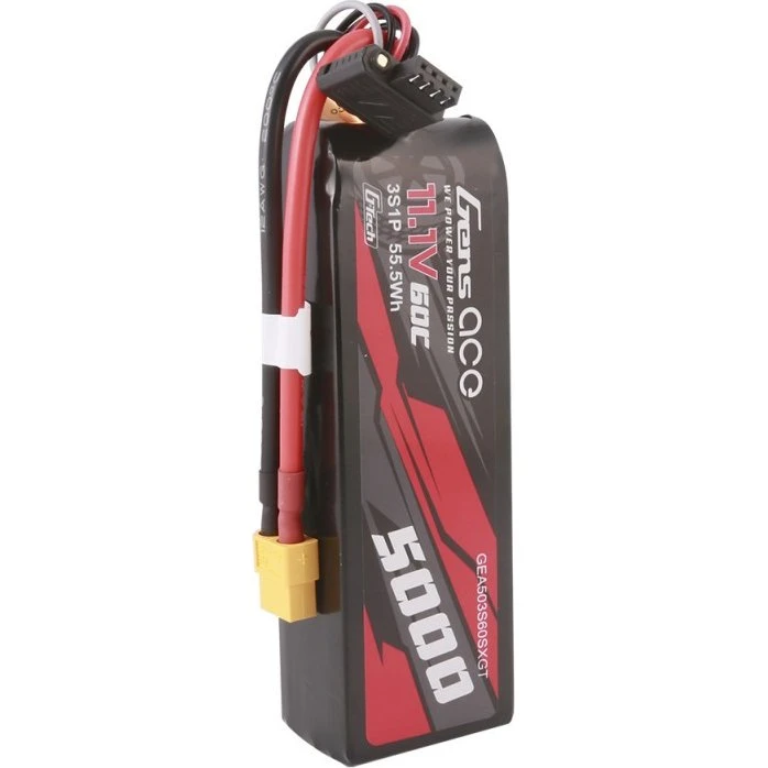 Gens ace G-Tech 5000mAh 11.1V 60C 3S1P Lipo med XT60
