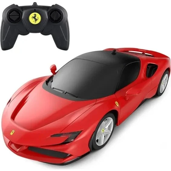 Rastar RC Ferrari SF90 1:24, Rød, 6+ år