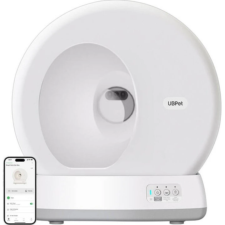 UBTech C10 Smart Litter Box – Selvrensende Kattebakke til 10 kg