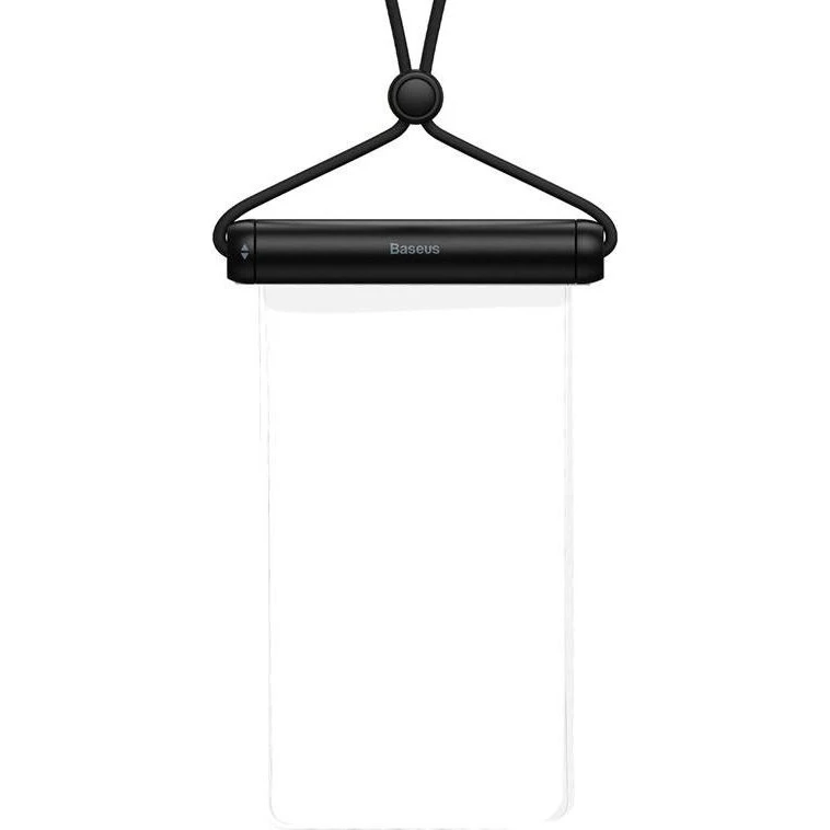 Baseus Cylinder Slide-Cover vandtæt smartphoneæske (sort, 7,2")