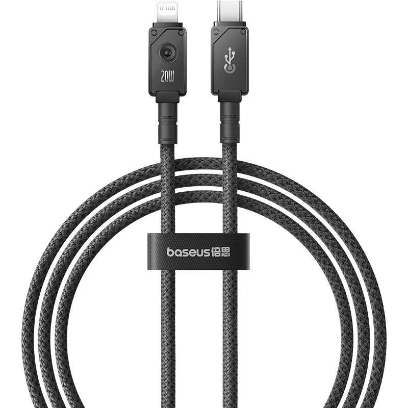 Baseus USB-C til Lightning kabel 1m, 20A, sort