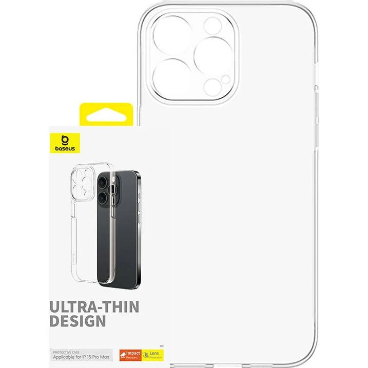 Baseus OS-Lucent Klart Til iPhone 15 Pro Max