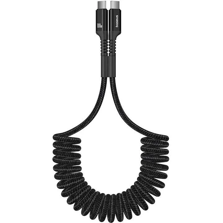 Baseus Fish-Eye USB-C kabel 100W, 1 m, sort