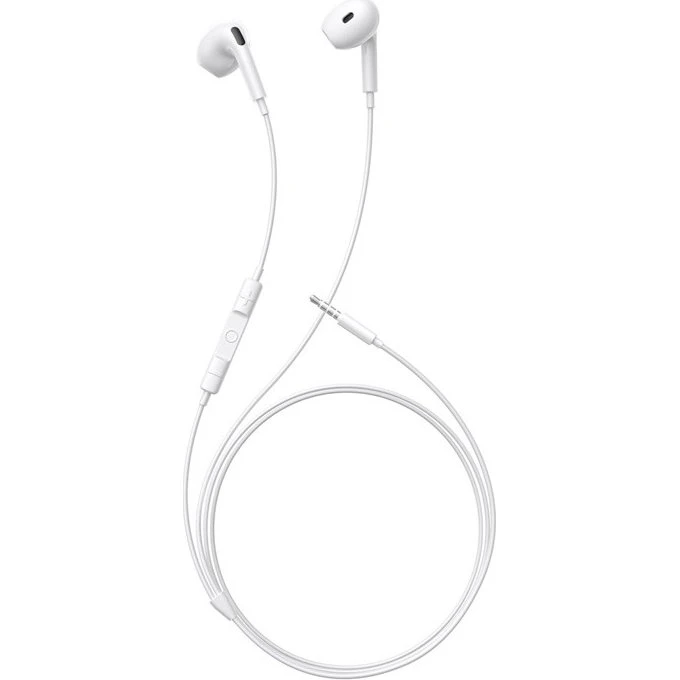 Baseus Encok HZ19 Hvide Kablede In-Ear Hovedtelefoner