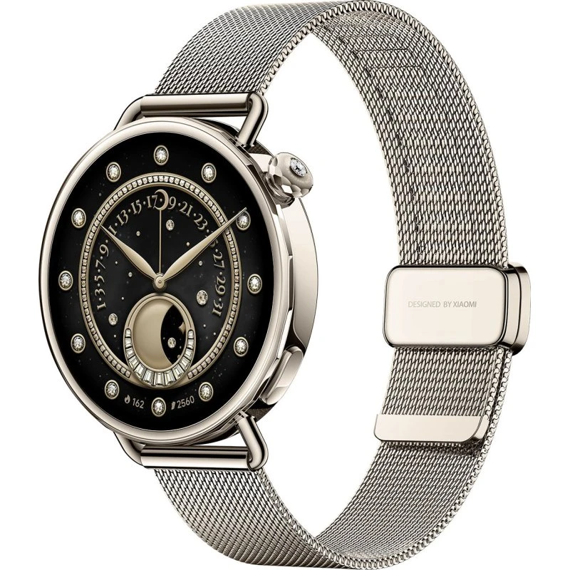 Xiaomi Watch S4 41mm Sunset Gold med Milanese-strappe