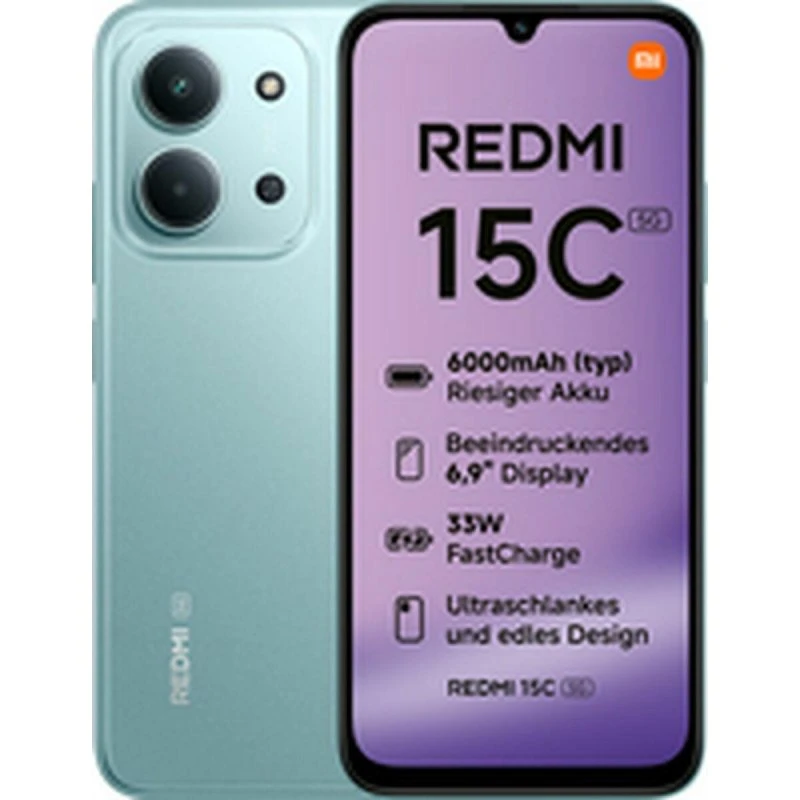 Xiaomi Redmi 15C 5G 6,9" 4/128 GB Myrtegrøn