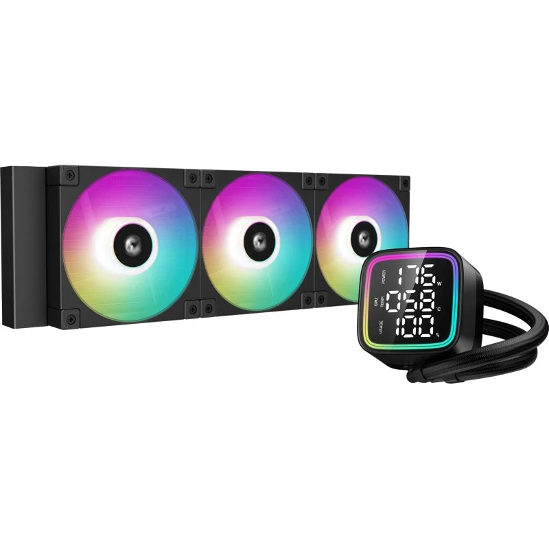 DeepCool LD360 360mm AIO Vandkøler, Sort, ARGB, 5. Gen Pumpe