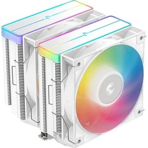 DeepCool AG620 WH ARGB V2 CPU Luftkøler, Hvid, 12 cm