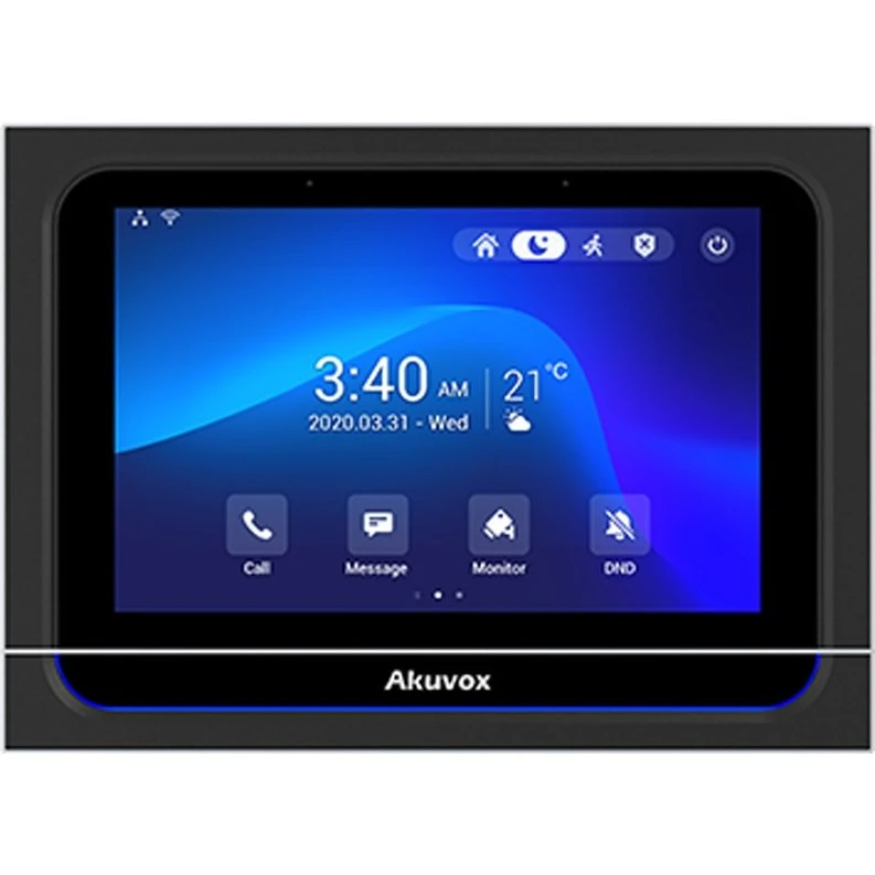 Akuvox X933S Indendørsstation Dørtelefon, Touch Skærm, Android, Sort