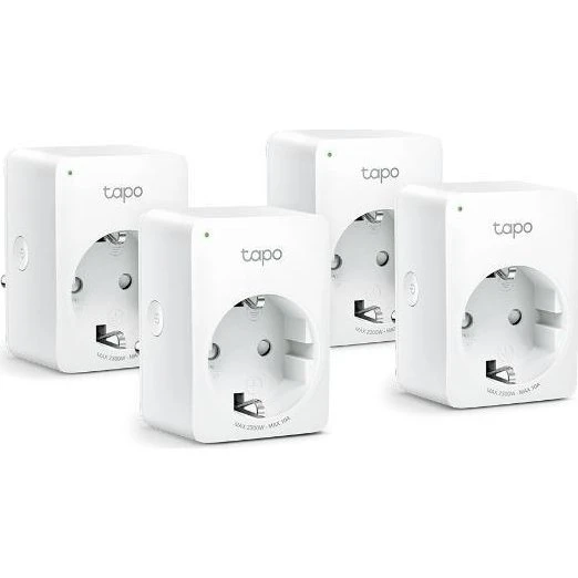 TP-Link Tapo P100 Smart Wi-Fi-stikdåse (4-pak)