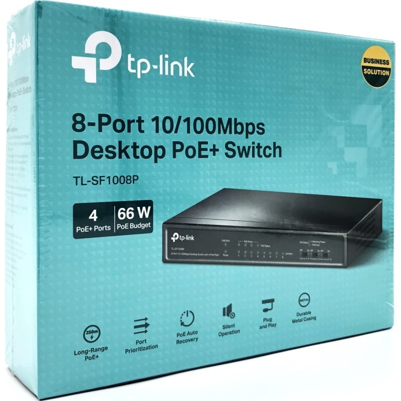 TP-Link TL-SF1008P 8-Port PoE Switch, 4 x PoE