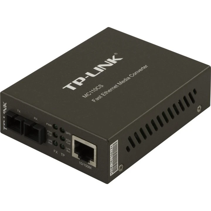 TP-Link MC110CS Fiber SC Singlemode Media Converter 10/100 Mbps