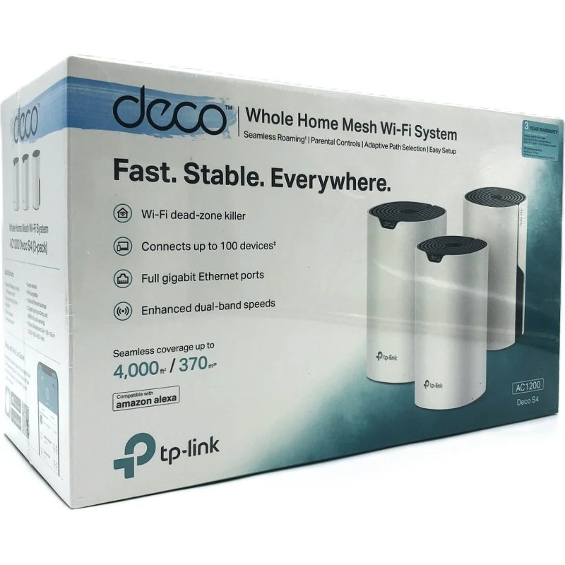 TP-Link Deco S4 Wi-Fi-system (3 routere)