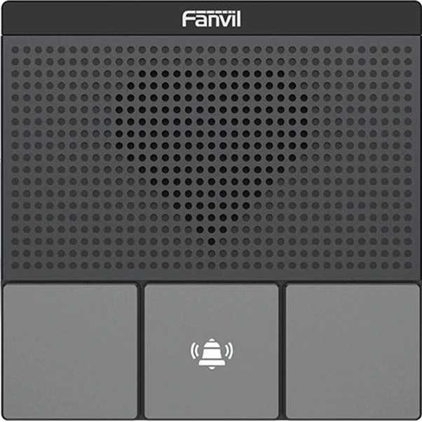 Fanvil A10W Audio-Dørtelefon Sort/Grå, PoE, IP54