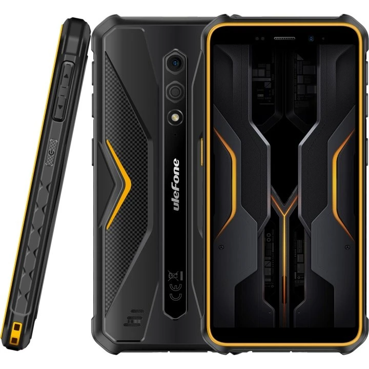 Ulefone Armor X12 Pro 64GB 4GB, Sort/Orange