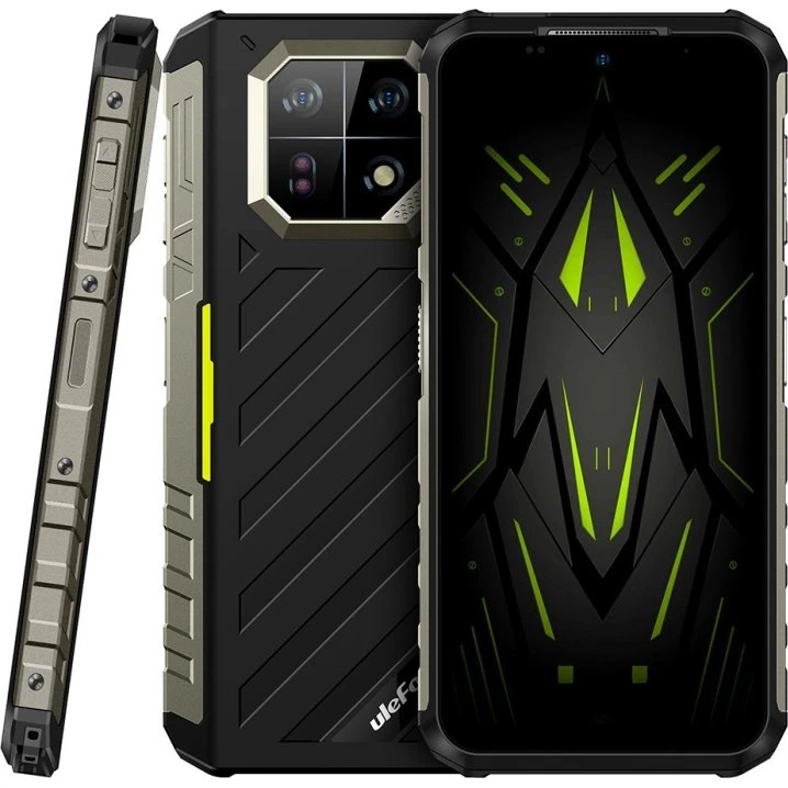 Ulefone Armor 22 256GB/8GB Grøn, 6,58" 5G Smartphone