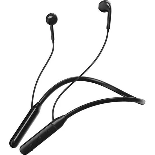 Devia Kintone Bluetooth Neckband Høretelefoner, Svart, 8 timer batteri