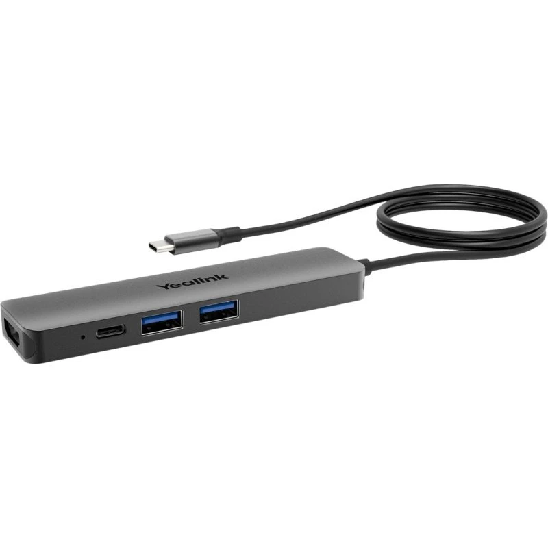 Yealink BYOD-BOX Dockingstation, Grå, USB-C, 1,5m