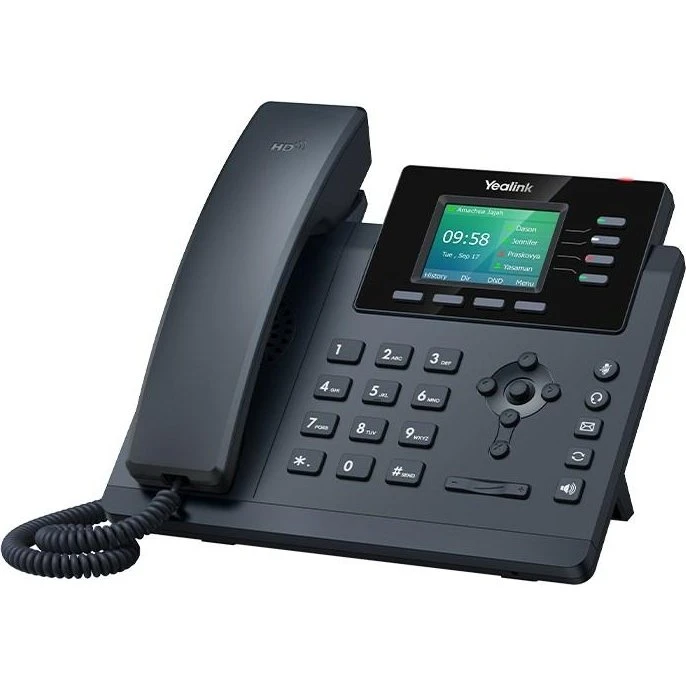 Yealink SIP-T34W IP-telefon, Sort, 4 linjer, WiFi
