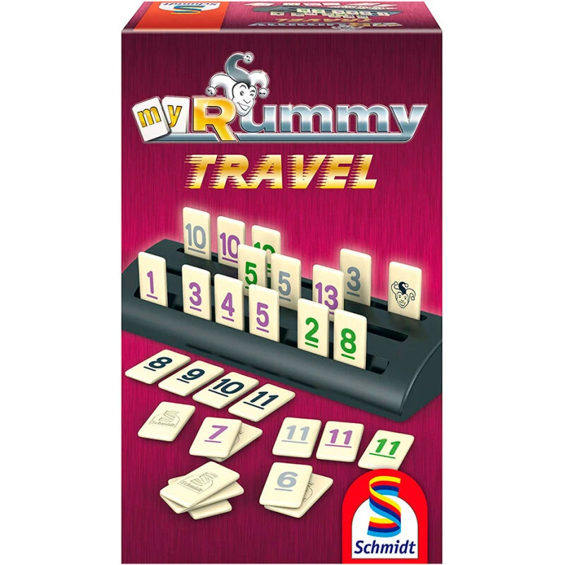 Schmidt Spiele My Rummy Travel (Eng) — Rejsespil 2-4 spillere 8+
