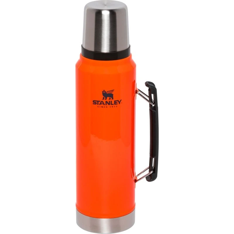 Stanley Classic Termoflaske med Håndtag 1 L Blaze Orange