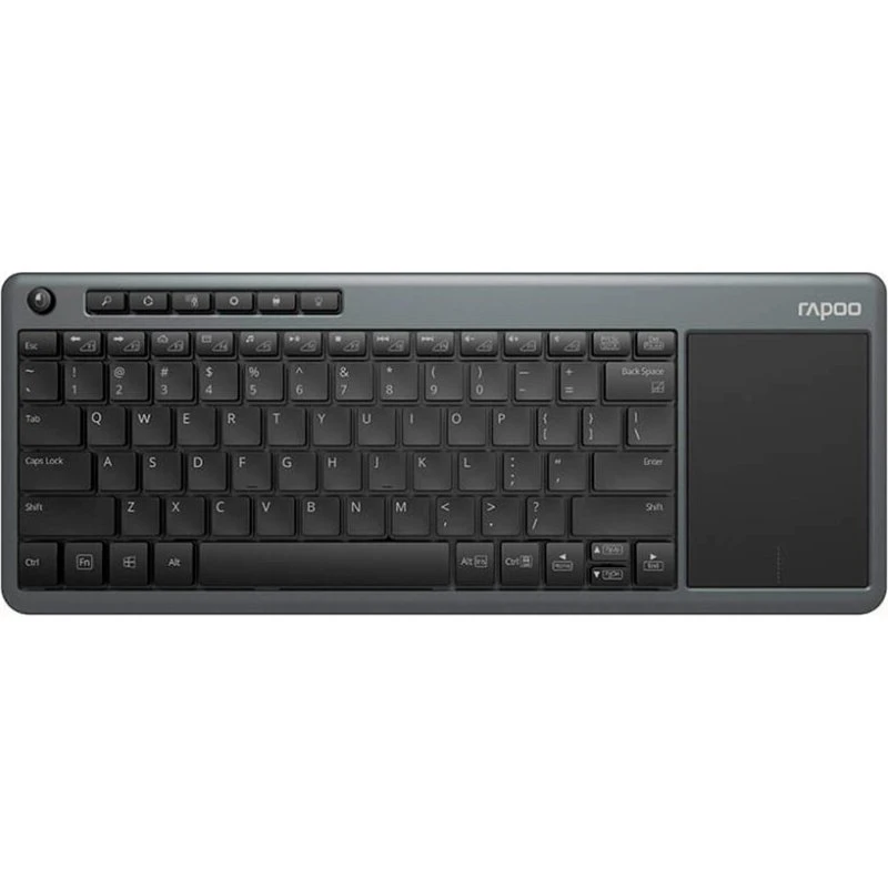 Rapoo K2600 Trådløst Tastatur med Touchpad Grå