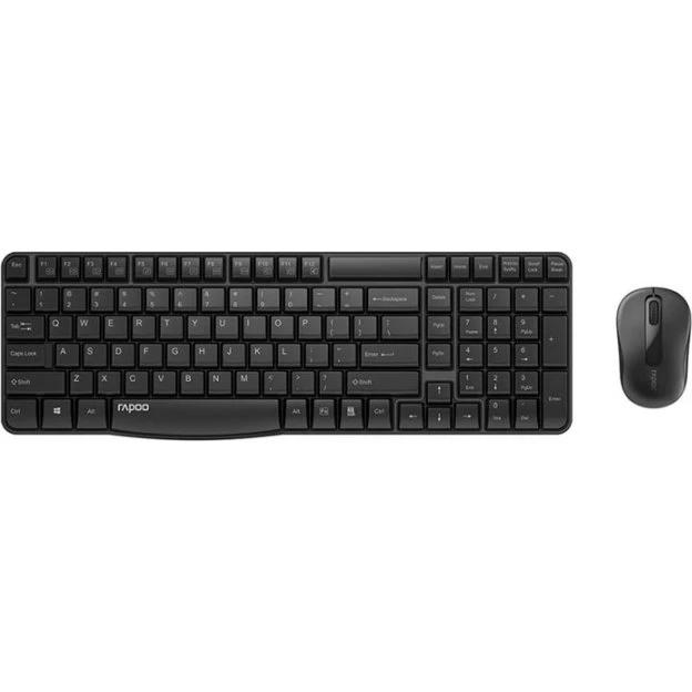 Rapoo X1800S Trådløst Tastatur/Mus Sæt, Sort