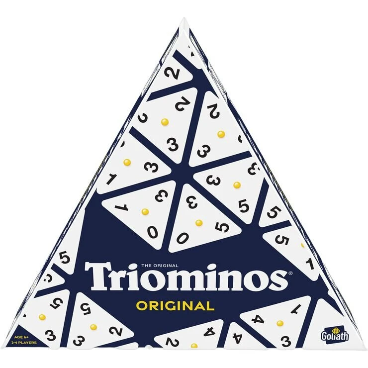 Triominos Original brætspil – trekantede brikker 3,5x3,5 cm
