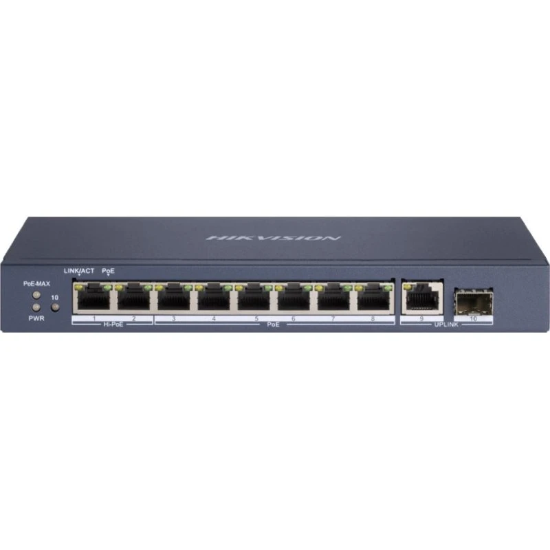Hikvision DS-3E0510HP-E 8-port Gigabit PoE Switch