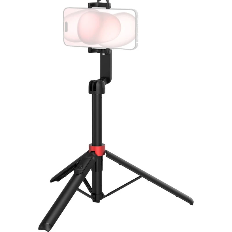 SmallRig ST-25 Selfie Stick Tripod, 370-1300mm, Bluetooth, Sort