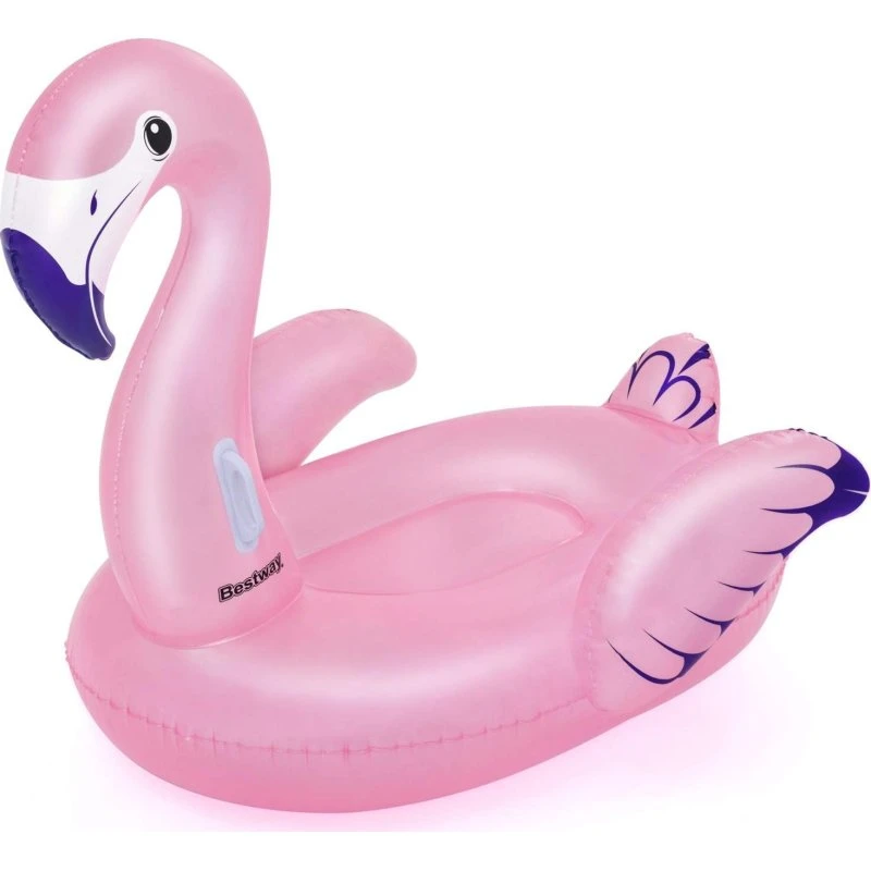 Bestway Luksus Flamingo 1,53m x 1,43m med glimmer