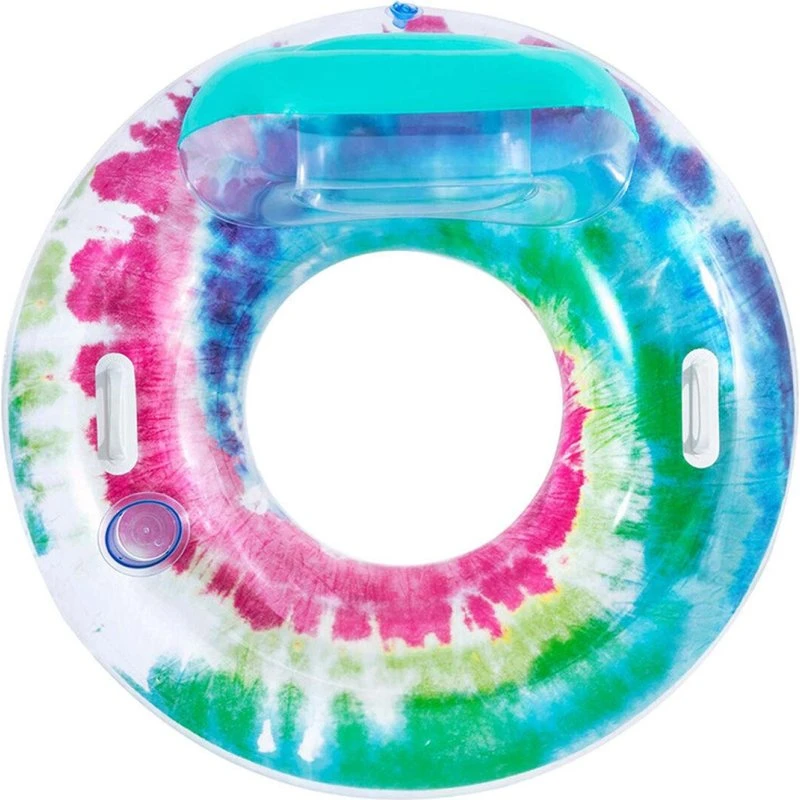 Bestway Tie Dye Badering med Ryglæn, 118 cm