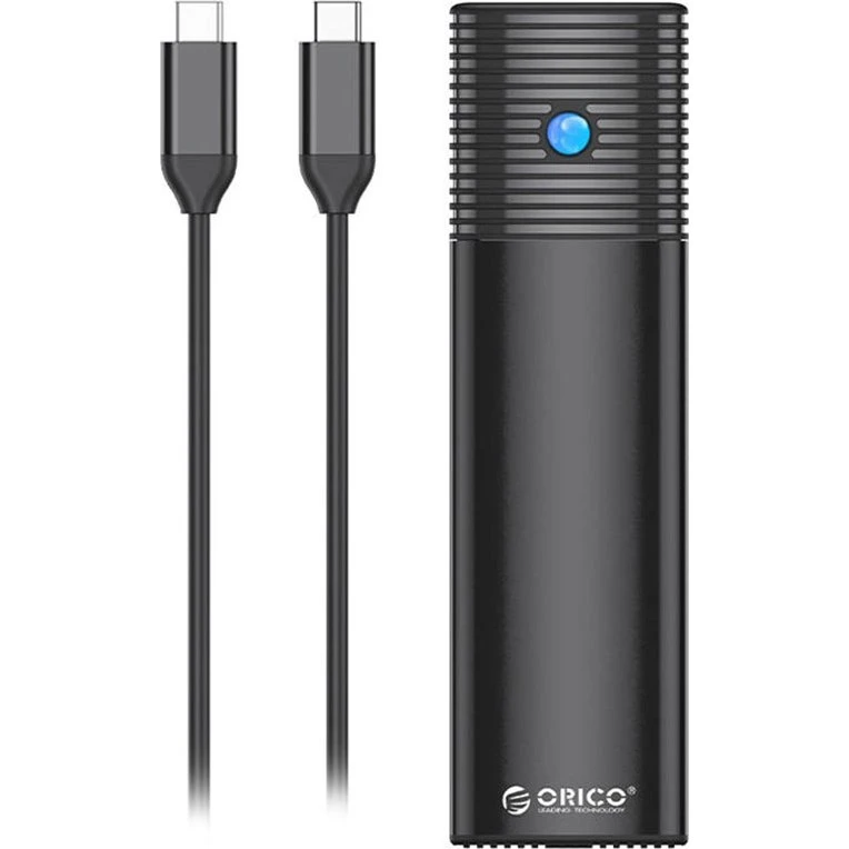 ORICO M.2 NVMe USB-C 10Gbps Ekstern Hårdskivekabinet (Sort)