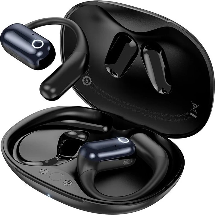Hoco EA6 Earbuds, 6 timer, Sort