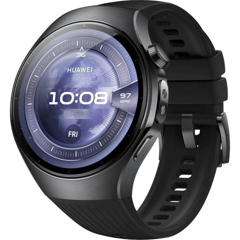 Huawei Watch 5 Active 46 mm, Sort, 1,5" AMOLED-skærm
