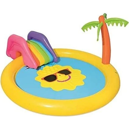 Bestway Sunnyland Splash Play Pool 237x201 cm med rutsjebane