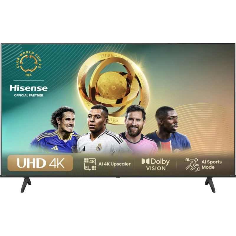 Hisense 65E6NT 65" 4K UHD Smart TV, sort