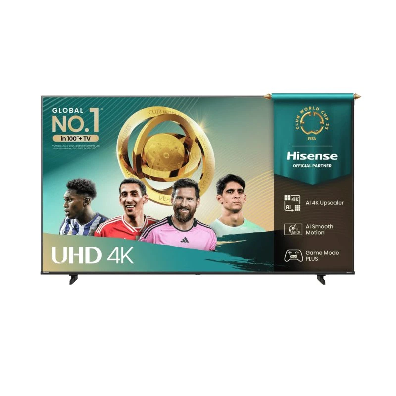 Hisense 85A6Q 85" 4K UHD LED TV, sort