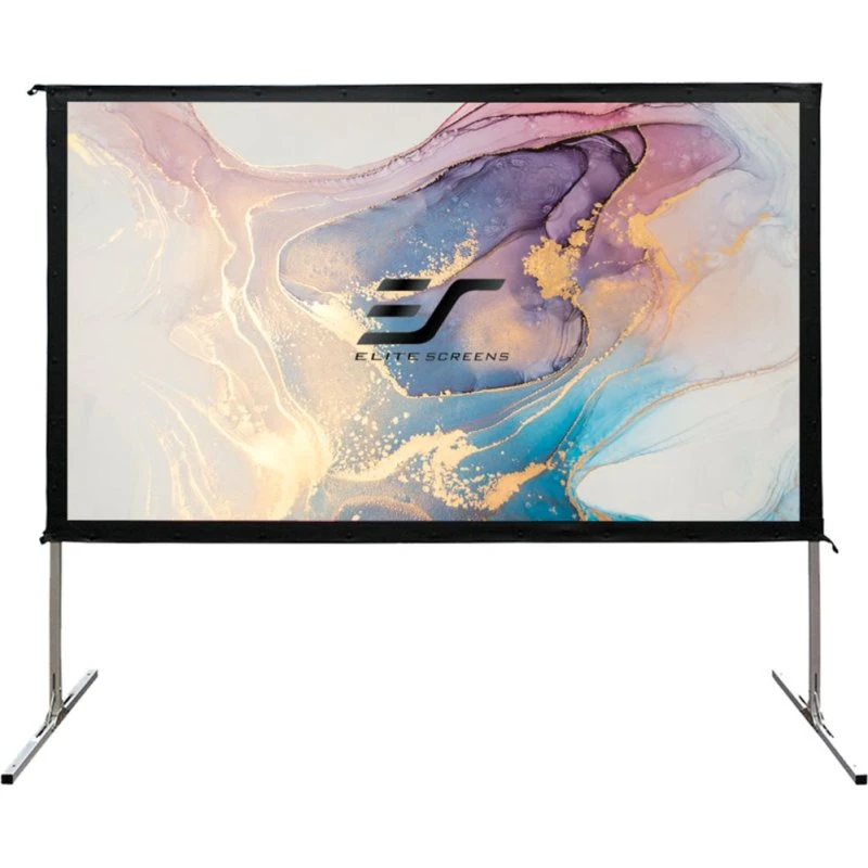 Elite Screens Yard Master 2 100" CineWhite Sølv Projektor Skærm med Ben